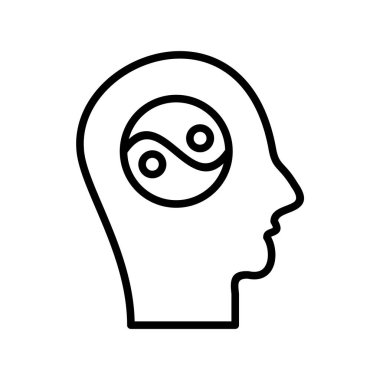  Yang Ana Hattı Vektör Simgesi Tasarımı