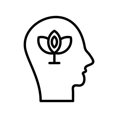 Zen Ana Hattı Vektör Simgesi Tasarımı