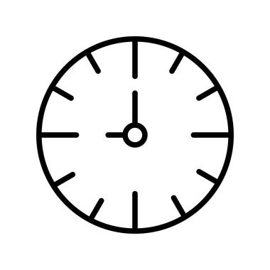 Saat Özeti Vektör Simgesi Tasarımı