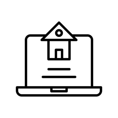  Ev Özeti Vektör Simgesi Tasarımı