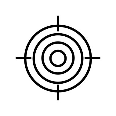 Hedef Özet Vektör Simgesi Tasarımı