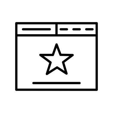 Web Sitesi Taslak Vektör Simgesi Tasarımı