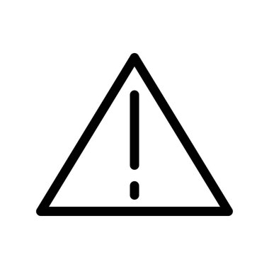 Taslak Vektör Simgesi Tasarımı Uyarı