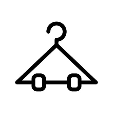 Askı Kumaşı Özet Vektör Simgesi Tasarımı