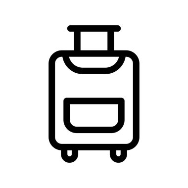  Seyahat Çantası Özet Vektör Simgesi Tasarımı