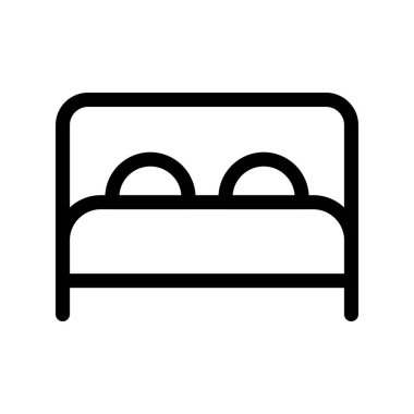 Yatak Özeti Vektör Simgesi Tasarımı