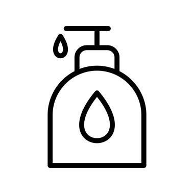 Sabun Dispenser Ana Hattı Vektör Simgesi Tasarımı