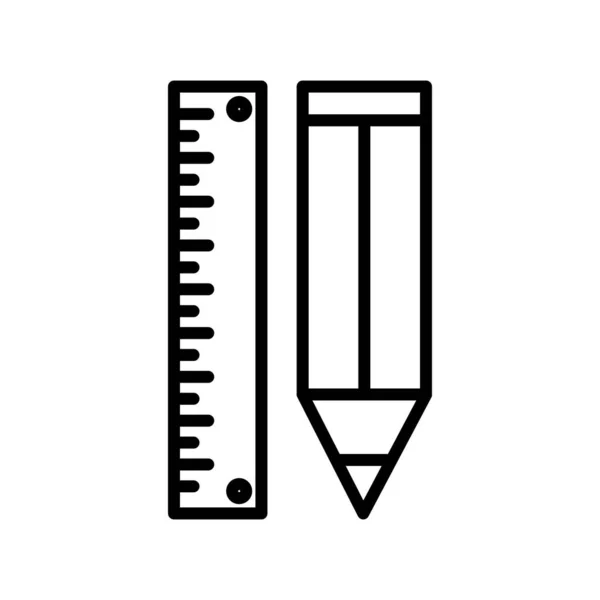 Pennskiss Vector Icon Desig — Stock vektor