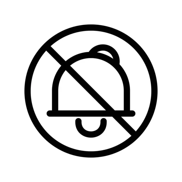 Уведомление Outline Vector Icon Desig — стоковый вектор