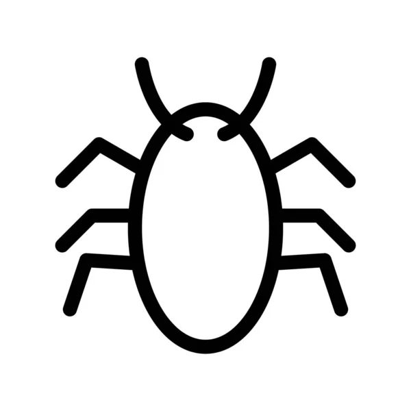 Esquema Del Virus Vector Icon Desig — Vector de stock