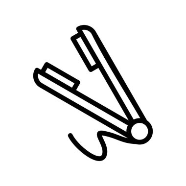  Saç Süzgeci Özet Vektör Simgesi Tasarımı