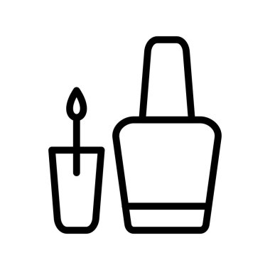 Çivi Güzelliği Özeti Vektör Simgesi Tasarımı