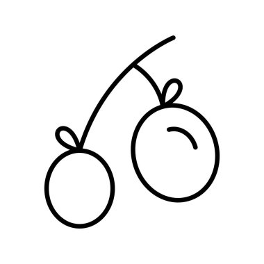 Zeytin Özeti Vektör Simgesi Tasarımı