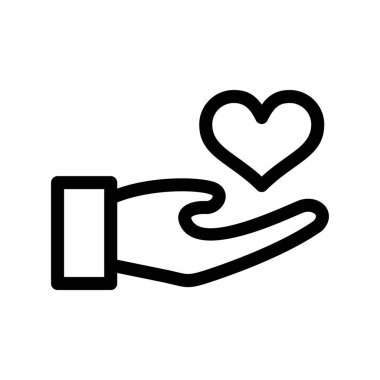 Gönüllü Özet Vektör Simgesi Tasarımı