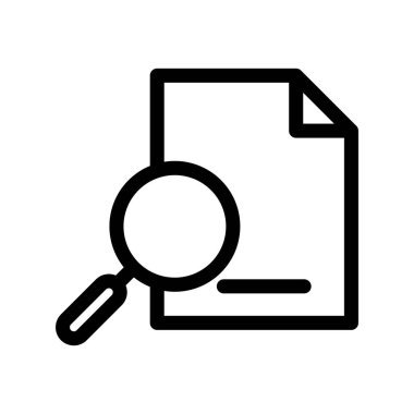 Dosya Özeti Vektör Simgesi Tasarımı