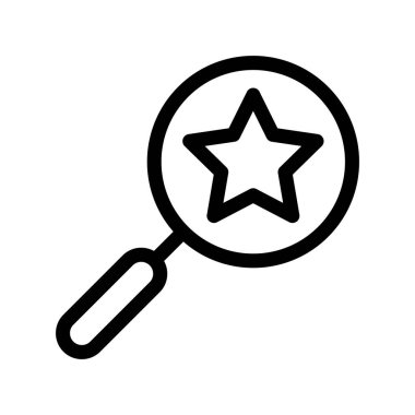 Derecelendirme Ana Hattı Vektör Simgesi Tasarımı