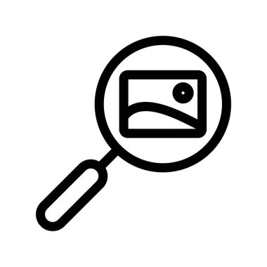 Resim Özeti Vektör Simgesi Tasarımı