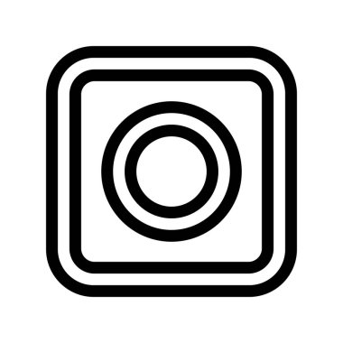 Acil Düğme Özet Vektör Simgesi Tasarımı