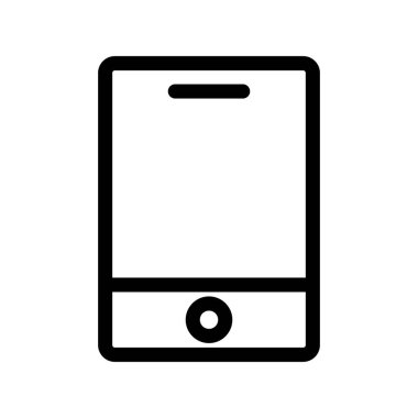 Akıllı Telefon Taslak Vektör Simgesi Tasarımı