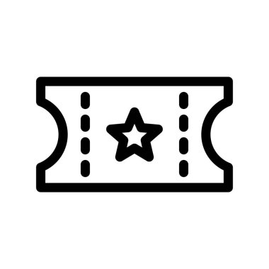 Biletler Taslak Vektör Simgesi Tasarımı