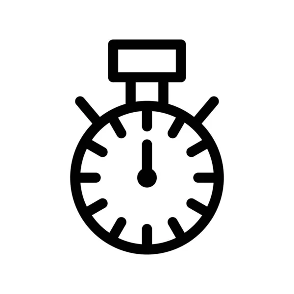 Χρονόμετρο Περίγραμμα Διάνυσμα Εικονίδιο Desig — Διανυσματικό Αρχείο