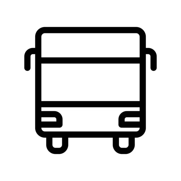 Περίγραμμα Διανυσματικού Εικονιδίου Λεωφορείου Desig — Διανυσματικό Αρχείο