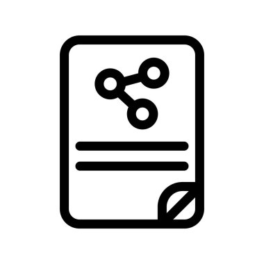 İçerik Özeti Vektör Simgesi Tasarımı