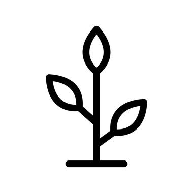 Bitki Özeti Vektör Simgesi Tasarımı