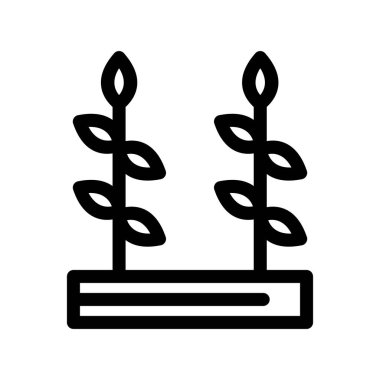 Çiftlik Taslak Tasarımı Vektör Simgesi Tasarımı