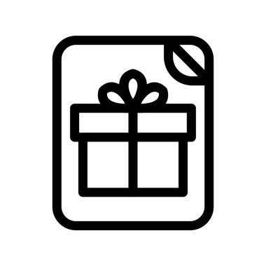 Doğum günü kartı Özeti Vektör Simgesi Tasarımı