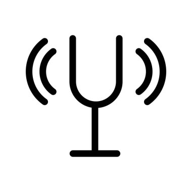 Fork Ana Hattı Vektör Simgesi Tasarımı Ayarlanıyor