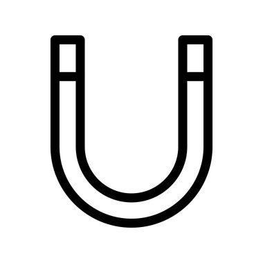 Magnet Ana Hattı Vektör Simgesi Tasarımı