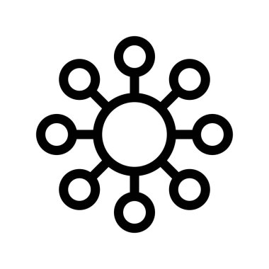 Ağ Özeti Vektör Simgesi Tasarımı