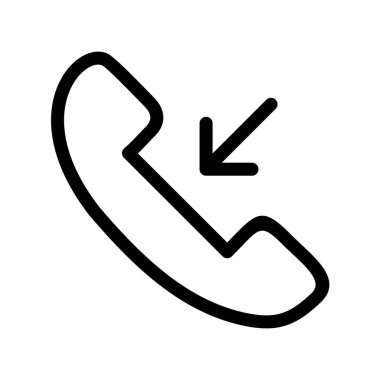 Gelen Arama Ana Hattı Vektör Simgesi Tasarımı