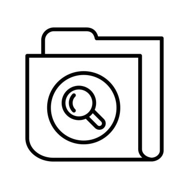 Dizin Özeti Vektör Simgesi Tasarımı Ara