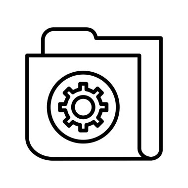 Dizin Özeti Vektör Simgesi Tasarımı