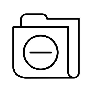 Eksi Dizin Taslak Vektör Simgesi Tasarımı