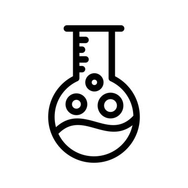 Deney Ana Hattı Vektör Simgesi Tasarımı