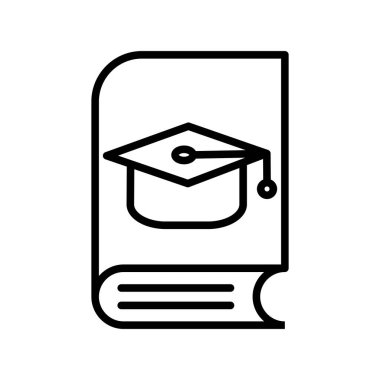 Kitap Özeti Vektör Simgesi Tasarımı