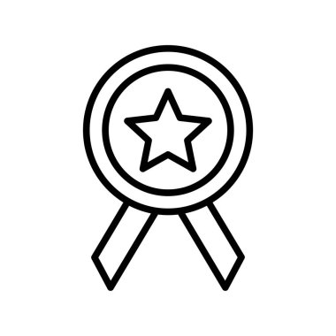 Madalya Özeti Vektör Simgesi Tasarımı