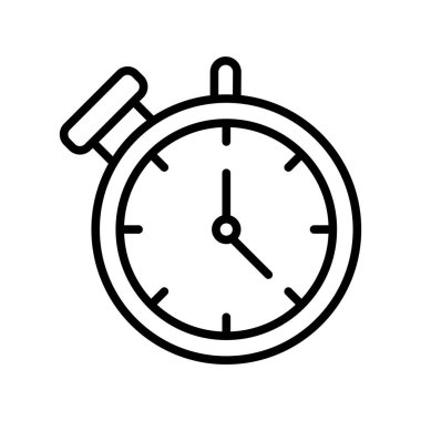 İzleme Ana Hattı Vektör Simgesi Tasarımı Durdur