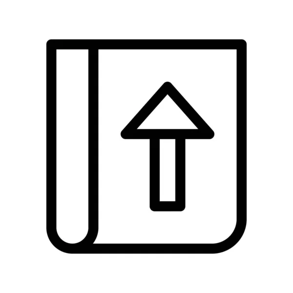Shift Outline Vector Icon Design — Stock Vector