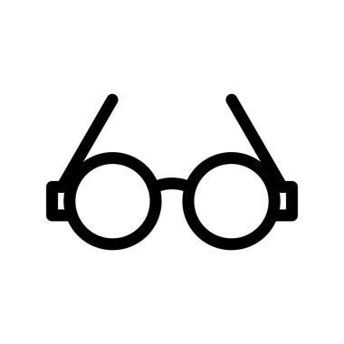 Gözlükler Taslak Vektör Simgesi Tasarımı