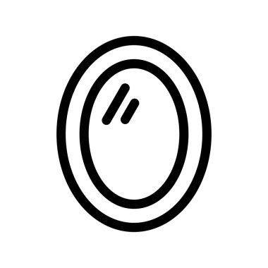 Ayna Özeti Vektör Simgesi Tasarımı