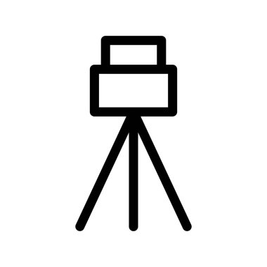 Tripod Ana Hattı Vektör Simgesi Tasarımı