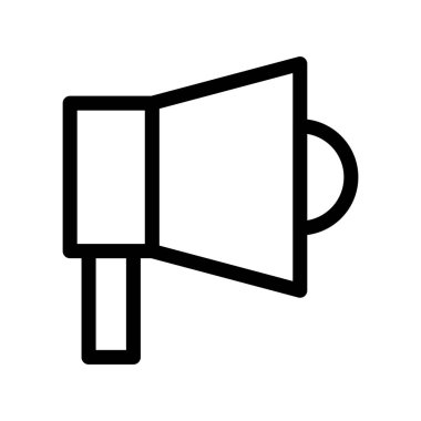 Hoparlör Ana Hattı Vektör Simgesi Tasarımı