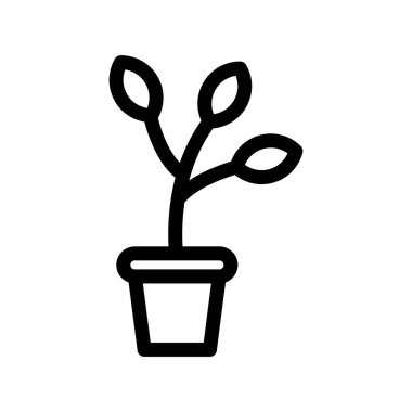 Bitki Özeti Vektör Simgesi Tasarımı