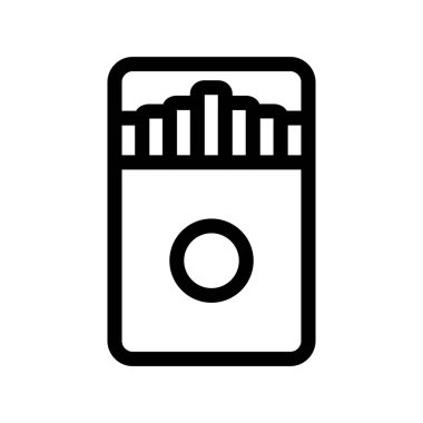 Sigara Özeti Vektör Simgesi Tasarımı