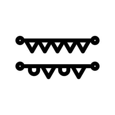 Kutlama Ana Hattı Vektör Simgesi Tasarımı