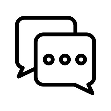 Sohbet Ana Hattı Vektör Simgesi Tasarımı